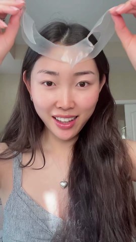 hannah cho ☆ on Instagram: "been loving the viral mask that changes from white to clear when its ready its so fun and i actually felt so hydrated after! my skin was so dry and patchy before using 😩 @biodance_global hydro ceranol mask 🪽💫✨🤍 #facemask #collagenmask #koreanskincare #biodancemask #viralskincare #overnightfacemask"