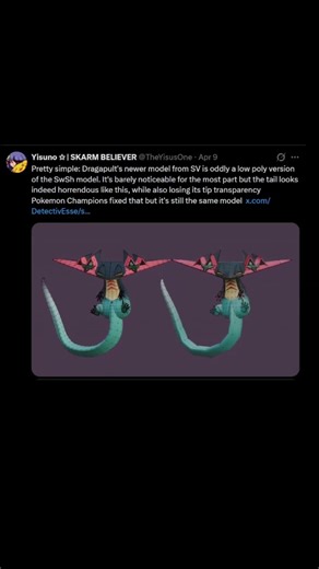 so that's why dragapult looked the best in pokemon sword shield