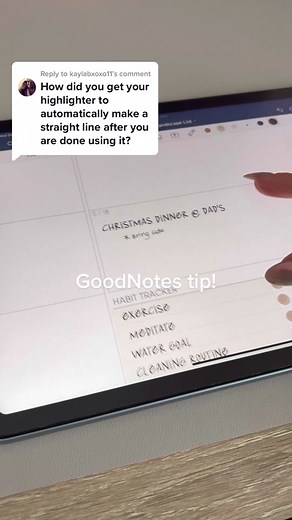 GoodNotes Highlighter Tip for Digital Planning | 2023 Planner Tutorial
