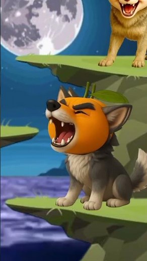 Three anomalous wolves howling 🐺🐺🐑 #comedy #funny #shorts #animals #cartoon