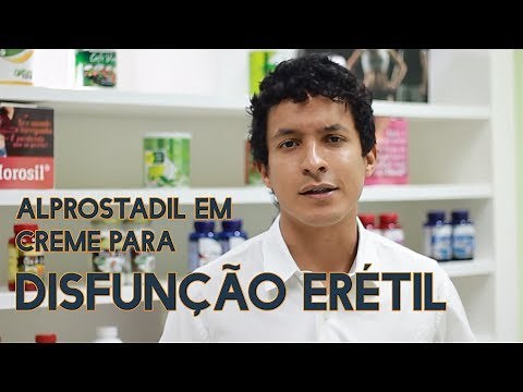 Tratamento para Disfunção Erétil - conheça o Alprostadil em pomada