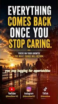 Everything Comes Back Once You Stop Caring | Dana Show-2026
