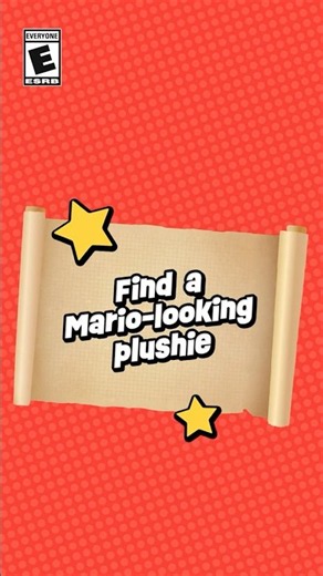 Can you find the Mario plushie? 🔍 Mario Scavenger Hunt