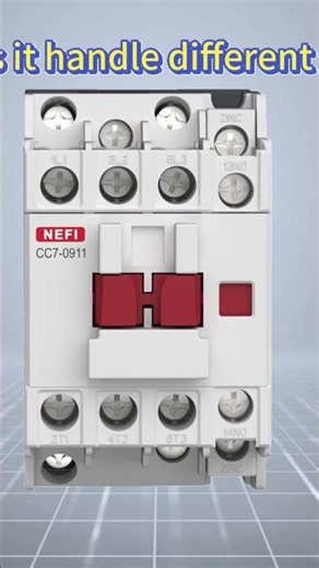NEFI wide-voltage contactor powered by an integrated control module #electric #panel #sale #animated