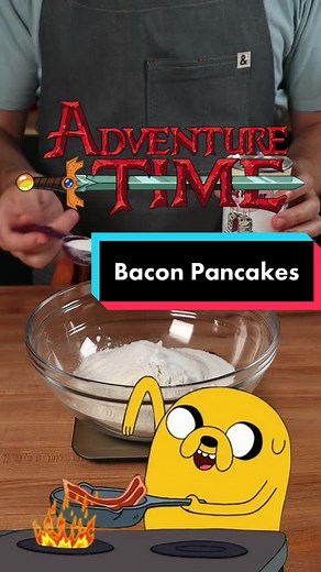 Delicious Bacon Pancakes Recipe Inspired by Adventure Time Characters!