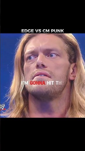 Cm Punk vs Edge 🥶 | Smackdown 2009 🥵 | Match Edit 💥