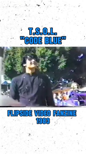 Channel 80 on Instagram: "Legendary punk rock band T.S.O.L. plays "Code Blue" live in 1983, as captured in an installment of Flipside Video Fanzine. #tsol #80spunk #oldschoolpunk #socalpunk #punkrock @tsol_official"