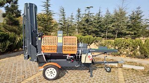 [Hot Item] Hot Sales 20ton Electric Hydraulic Wood Splitting Machine Log Splitter Firewood Processor