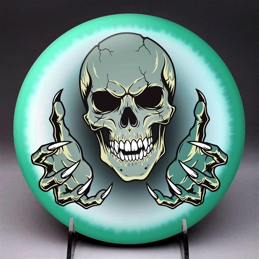 Skull Hands - SVG Disc Dye Template for Vinyl - Etsy