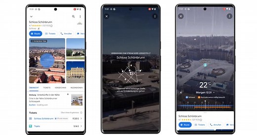 Google Maps: "Immersive View" startet in Österreich