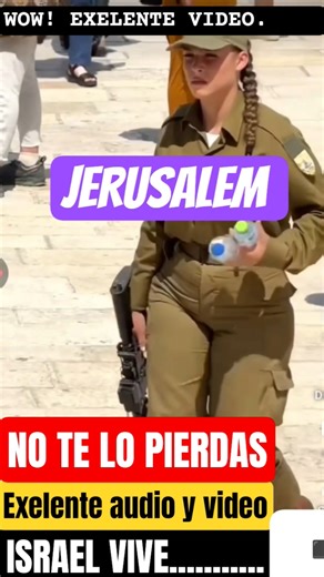 Wow! no te pierdas éste video Israel vive porque Nuestro Padre lo sostiene exelente audio y video.