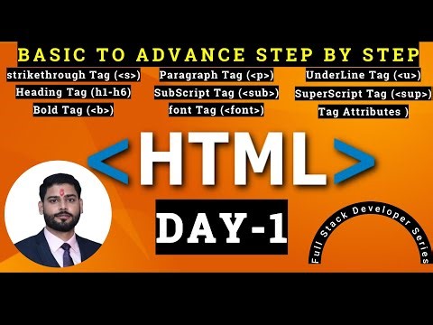 Master Html In Just One Day! (full Stack Developer Training) || html || css || training || winter