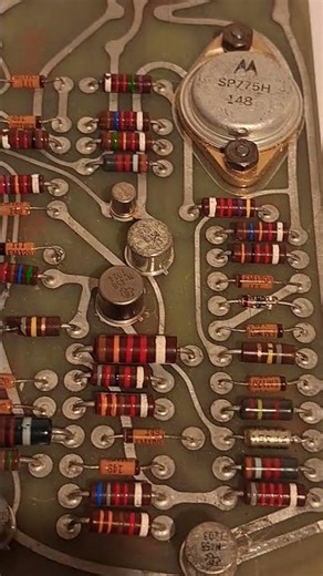 Univac 50s-60s Plug-In Module w/ Motorola #vintageelectronics #univac #Motorola #vintagetechnology