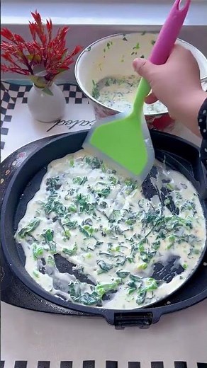 No need for mom to make breakfast! Nutritious vegetable pancakes ready in 3 min