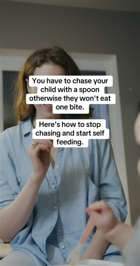 If you stop chasing, will they eat anything at all? That’s the fear. And it’s what keeps the chasing going. Here’s what’s actually happening. When you chase your child with a spoon, eating becomes something that happens to them, not something they do. They don’t have to engage with the food. They don’t have to feel hungry. They don’t have to make any decision. The food just arrives. Over time, the child becomes completely passive around eating. And the parent becomes more and more responsible fo