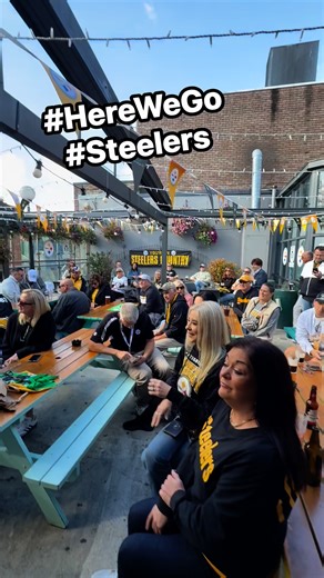 Nothing like a #HereWeGo #Steelers chant LIVE on the DVE Morning Show from Dublin to get a Friday started! Listen: dve.com/listen #iheartradio | 102.5 WDVE