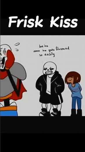 [CS Classic] Frisk Kiss #undertale #sans #comicdub