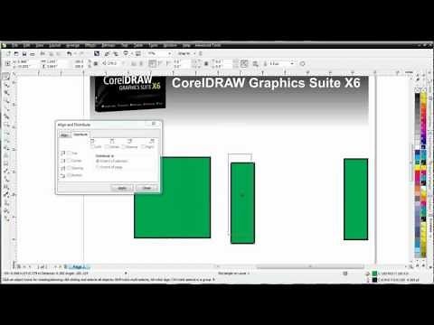 CorelDRAW X6 for beginners aligning and distributing objects