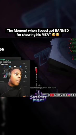 Speed's Epic Reaction After Being Banned Live