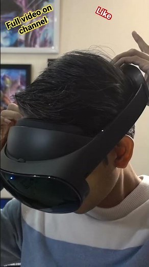 This is how we wear Meta Quest Pro(most amazing VR headset) with glasses properly 😎#Shorts