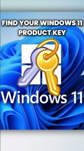 How to Find Your Windows 11 Product Key in 10 seconds #shorts #windows11