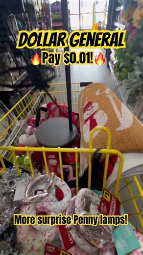 🔥$0.01 DESK LAMPS🔥EVEN MORE ONE CENT LAMPS‼️SURPRISE PENNY SCORE🙌 #dollargeneral #pennyshopping
