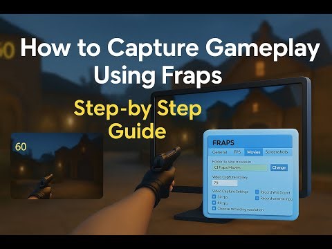 How To Record Games On PC With Fraps Fast And Easy - Step by Step Guide #fraps