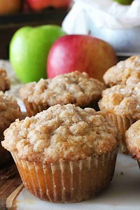 Apple Crumble Muffins