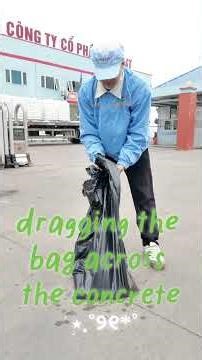 HAPLAST Garbage Bag Extreme Test | Water Load & Dragging Test