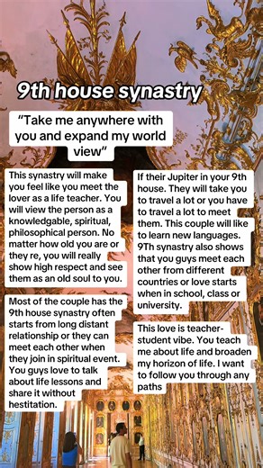 9Th house synastry - Take me anywhere with you #birthchart #astro #astro #astrology #astrotok