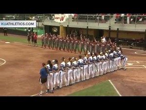 Kansas Takes First Game of Regional, 1 - 0 // Kansas Softball // 5.15.15