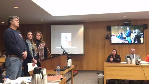 Abuse victims' father lunges at Larry Nassar at sentencing