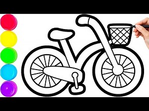 🚲 How to Draw a Bicycle | Easy Step by Step for Beginners | Color Art Studio