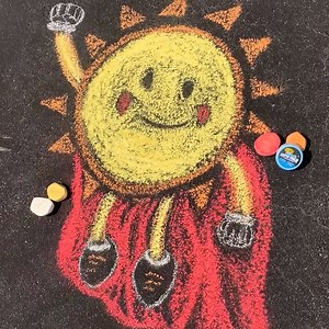 35K views · 60 reactions | Get ready for super sunny days with NEW Crayola Super Chalk Pucks! Each puck has a unique geometric shape that makes chalk art easy and fun for everyone, with three cool ways to colour and draw! | Crayola | Facebook