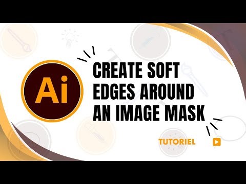 How to soft Edge around an image mask in Illustrator