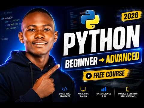 Python Full Course 2026 | Beginner to Advanced Roadmap (Start Here!)