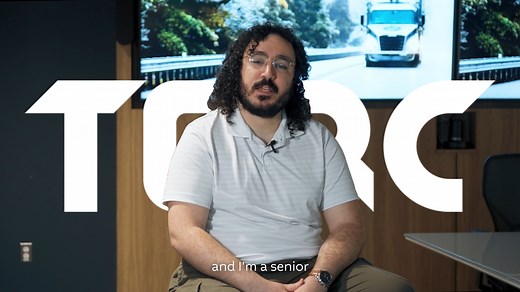 1K views · 12 reactions | Autonomy doesn’t build itself. It’s engineered by people like Mohieddine Amine. His work as Senior Software #Engineer helps our trucks see the world. Process it. React to it. And do it all with the precision safety demands. Because the future of freight won’t wait- and neither do we. #TorcDriven #TorcPlaylist #DreamTeam | Torc Robotics | Facebook