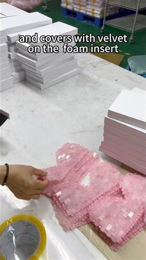 packaging rose quartz eye mask #manufacturer #supplier #factory