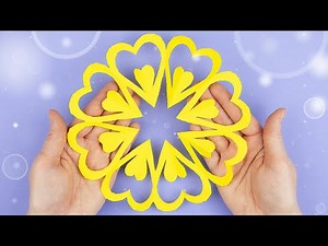 ❤️How to Craft Kirigami for Valentine's Day: Paper Decor Tutorial