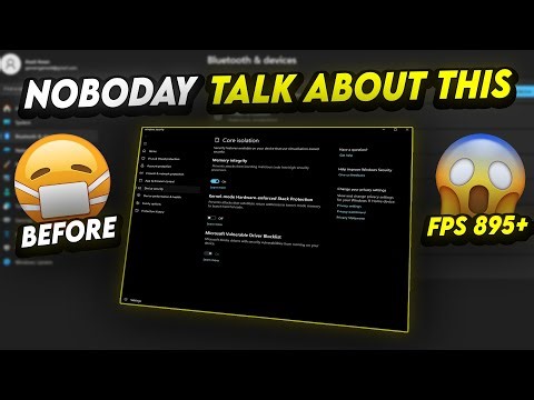 TURN OFF These 5 Windows Settings Now - Boost FPS & Fix Stutters