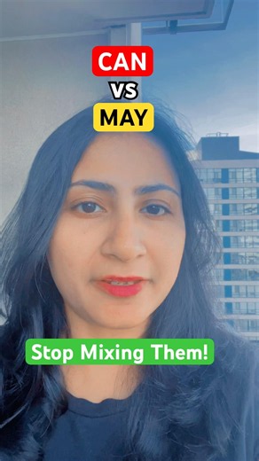May vs Can | Speak English Correctly in 30 Seconds! #shortfeeds #shorts