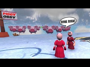 PIGGY PARKOUR in HUMAN FALL FLAT