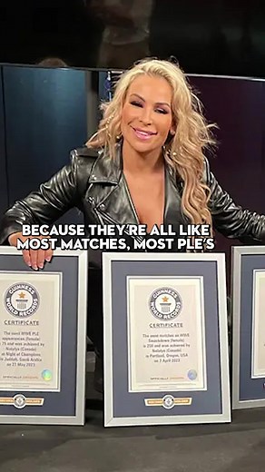 Natalya Has 6 Guinness World Records in WWE! #wwe #wrestling #natalyawwe