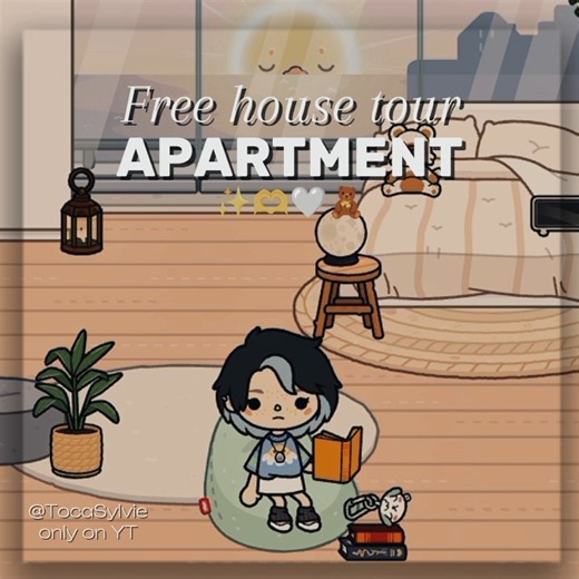 Toca Boca World free aesthetic student apartment tour 🤍✨ | #tocaboca #tocaasthetic #tocahouseideas