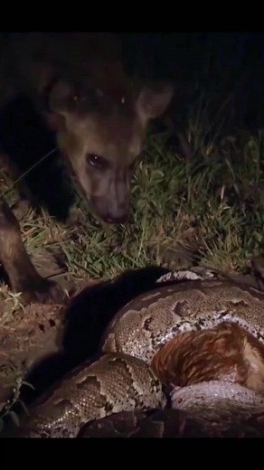 Python vs Hyena: A Wild Animal Showdown
