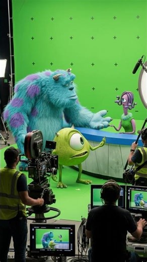 Do you remember these scenes from the movie Monsters, Inc.?