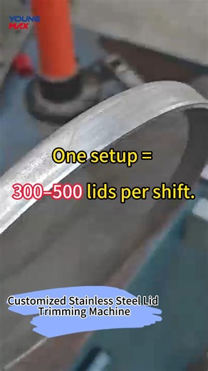 Every cookware factory has different lid sizes and structures. Standard machines don’t fit — customization does. YoungMax Stainless Steel Lid Trimming Customized Machine is built according to your lid diameter, thickness and profile. Web：https://www.ymaxmachine.com/ Contact US 86 18138749549 (WhatsApp). #StainlessSteelLid #LidTrimmingMachine #CookwareFactory #YoungMax | Foshan Youngmax Machine Co.,Ltd