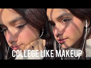 College like makeup!! MAKEUP TUTORIAL 💄 for beginner😍💕