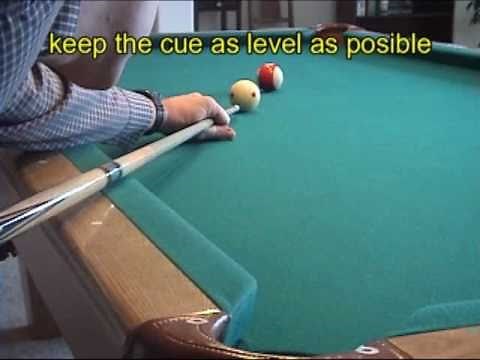 Pool and billiards DRAW/backspin/screw-back SHOT - Part 1: technique
