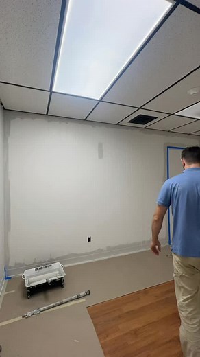 How to do wall painting? The best technique involves starting with cutting in (painting edges and corners) using a brush, then using a roller for wall paint steps in larger areas. Work from top to bottom in overlapping strokes for even coverage. Allow each coat to dry fully before applying the next for a smooth finish. | Advanced Farba / painting company